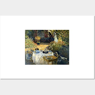 Claude Monet The Luncheon 1876 Art Print Impressionism Posters and Art